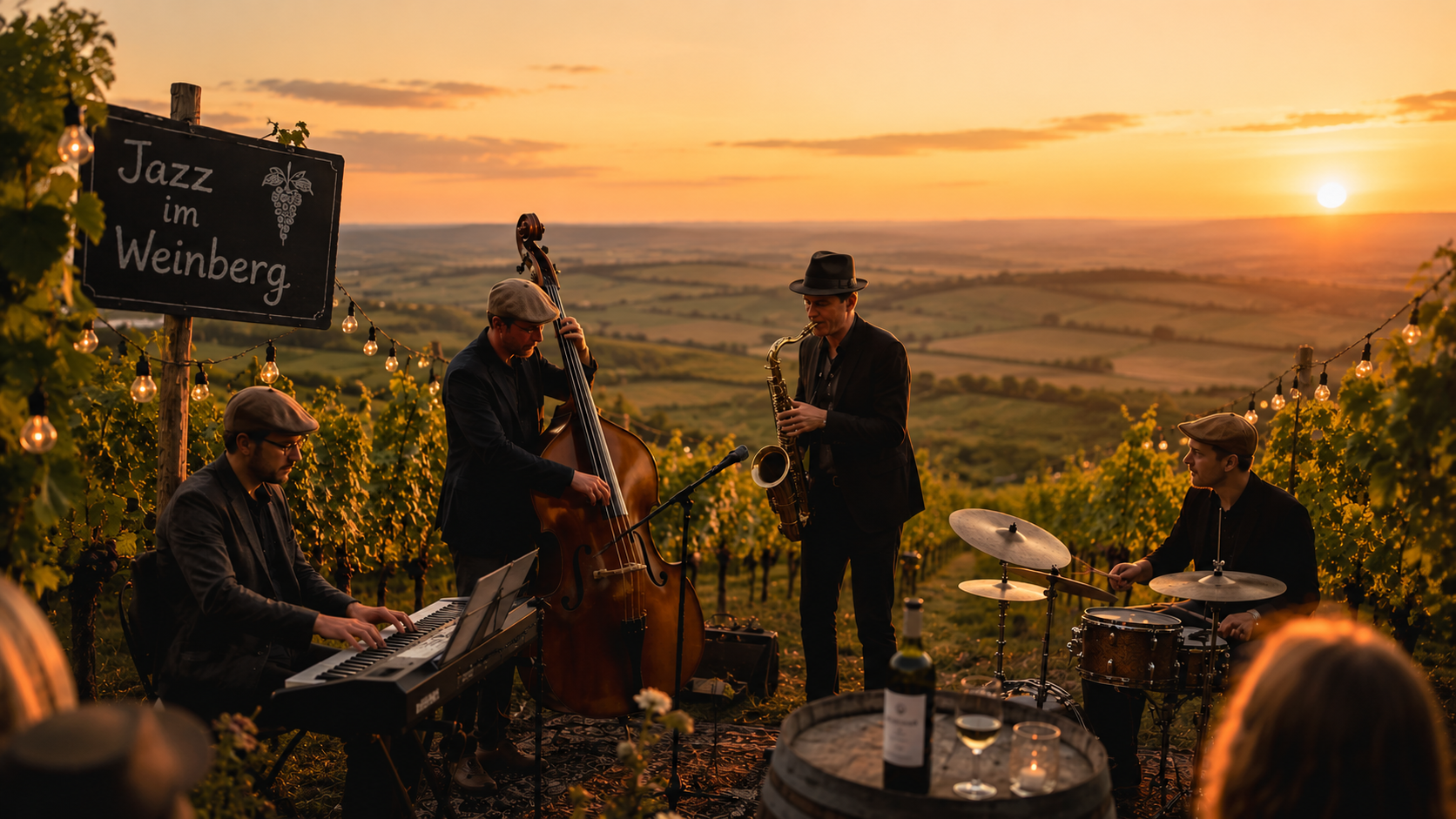 Jazz im Weinberg: Sommerabend mit dem FFF Jazzcollective an der Mühle Crüchern
