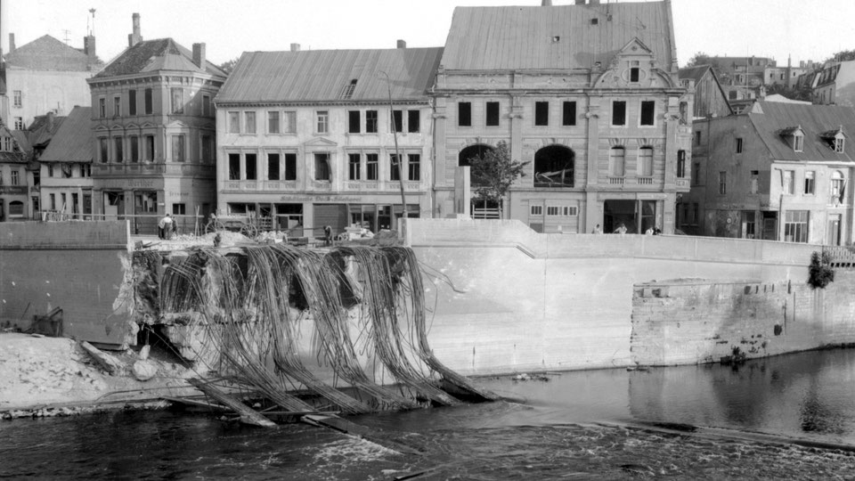 Heute vor 79 Jahren wurden die drei Bernburger Brücken gesprengt