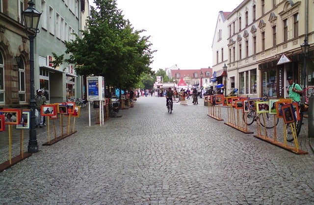 Kunstausstellung "Gesicht einer Stadt" fällt ins Wasser