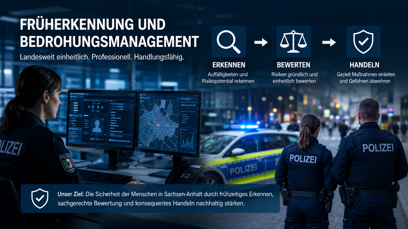 Einführung eines landesweiten Früherkennungs- und Bedrohungsmanagements bei der Polizei Sachsen-Anhalt