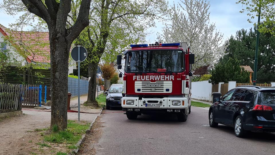 Feuerwehreinsatz in der Kita "Sonnenkäfer" in Neuborna