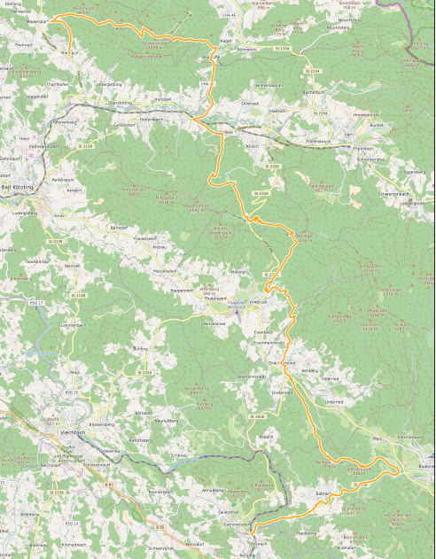 Karte T4b 50 Km 2013 Hm Rimbach-Wolfgariegel-Teisnach BWxT24