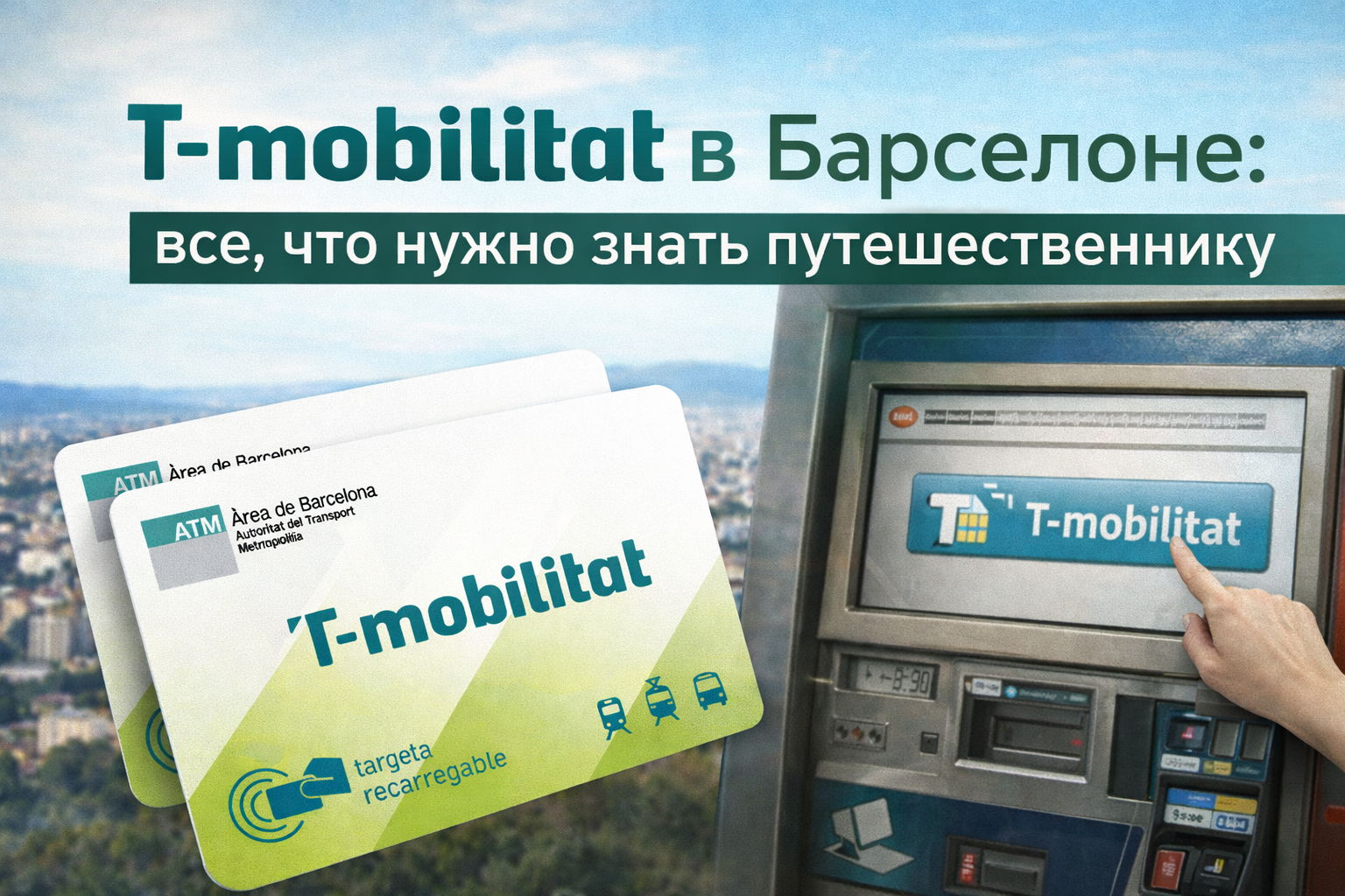 T-mobilitat в Барселоне: все, что нужно знать путешественнику