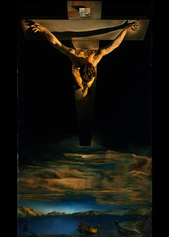 Самую дорогую картину Сальвадора Дали "Христос Святого Иоанна Креста" можно увидеть в Театре-музее в Фигерасе! 