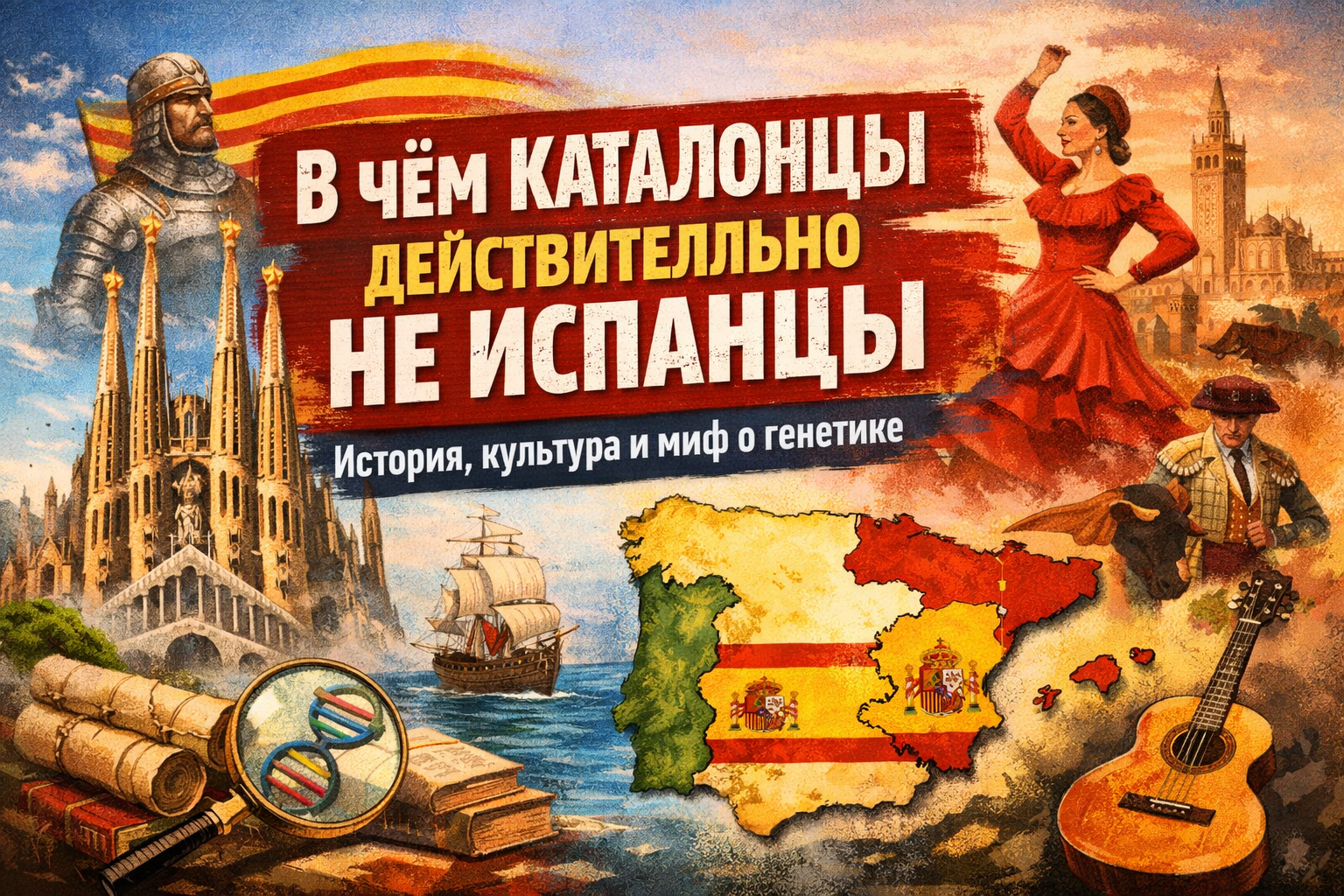 В чём каталонцы действительно не испанцы: история, культура и миф о генетике