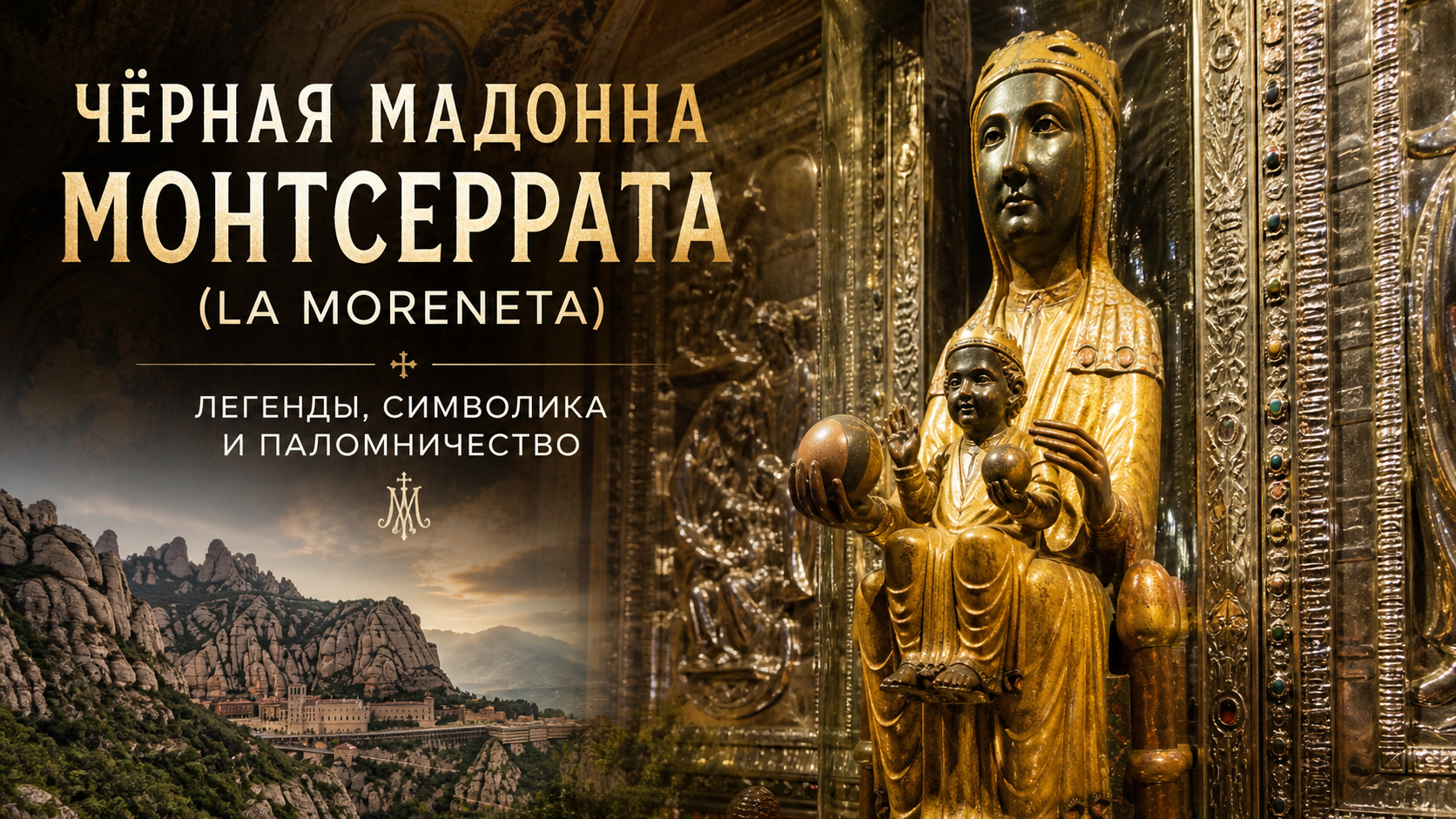Чёрная Мадонна Монтсеррата (La Moreneta): легенды и факты