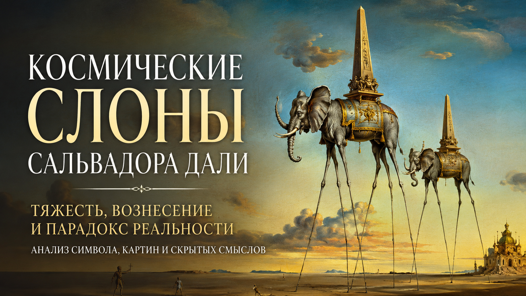 Космические слоны Сальвадора Дали: значение и символика