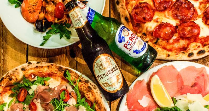 Ресторан Acqua & Farina, пицца и паста в Барселонете