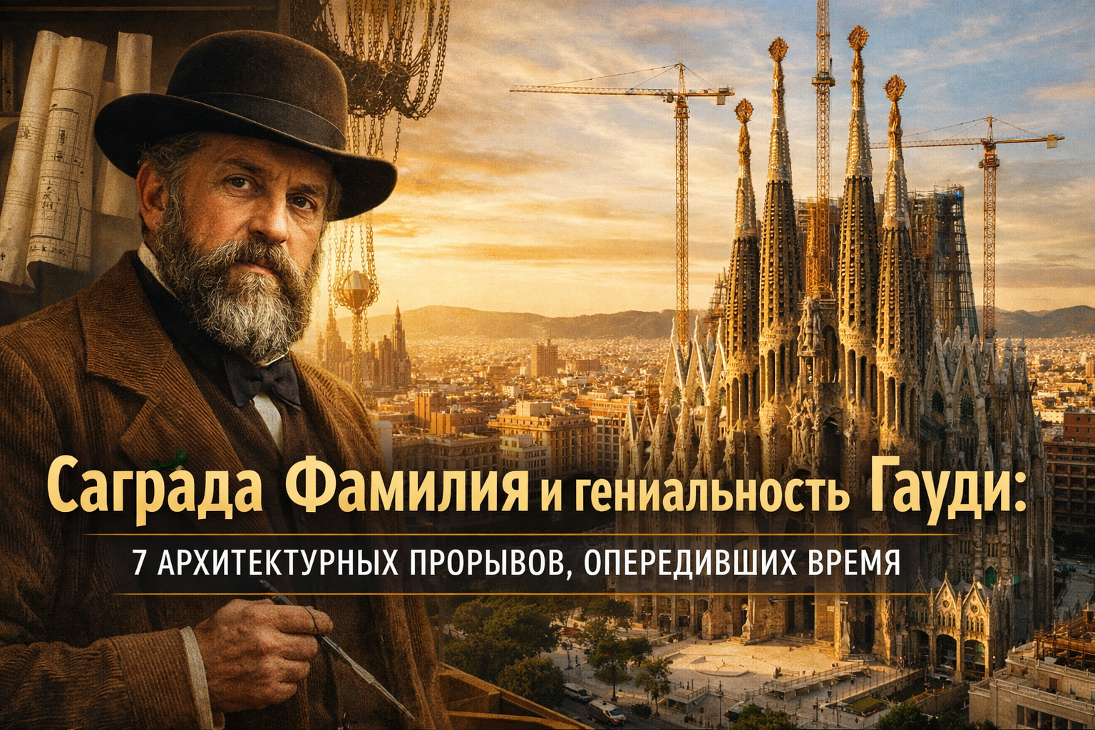 Саграда Фамилия и гениальность Гауди: 7 архитектурных прорывов, опередивших время