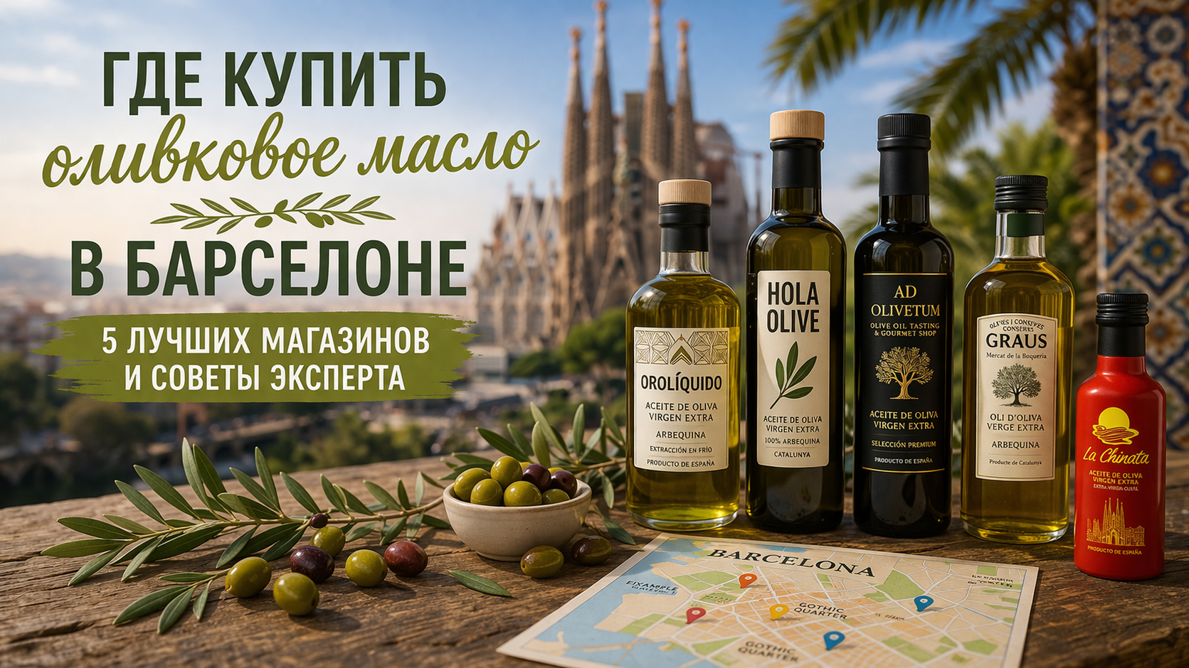 Где купить оливковое масло в Барселоне — 5 лучших магазинов и советы эксперта