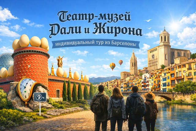 Экскурсия в музей дали и жирону из барселоны