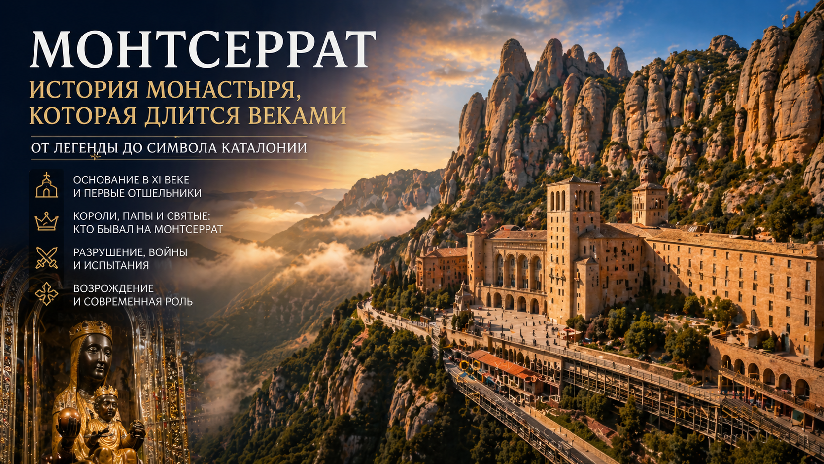 История монастыря Монтсеррат: от основания до наших дней