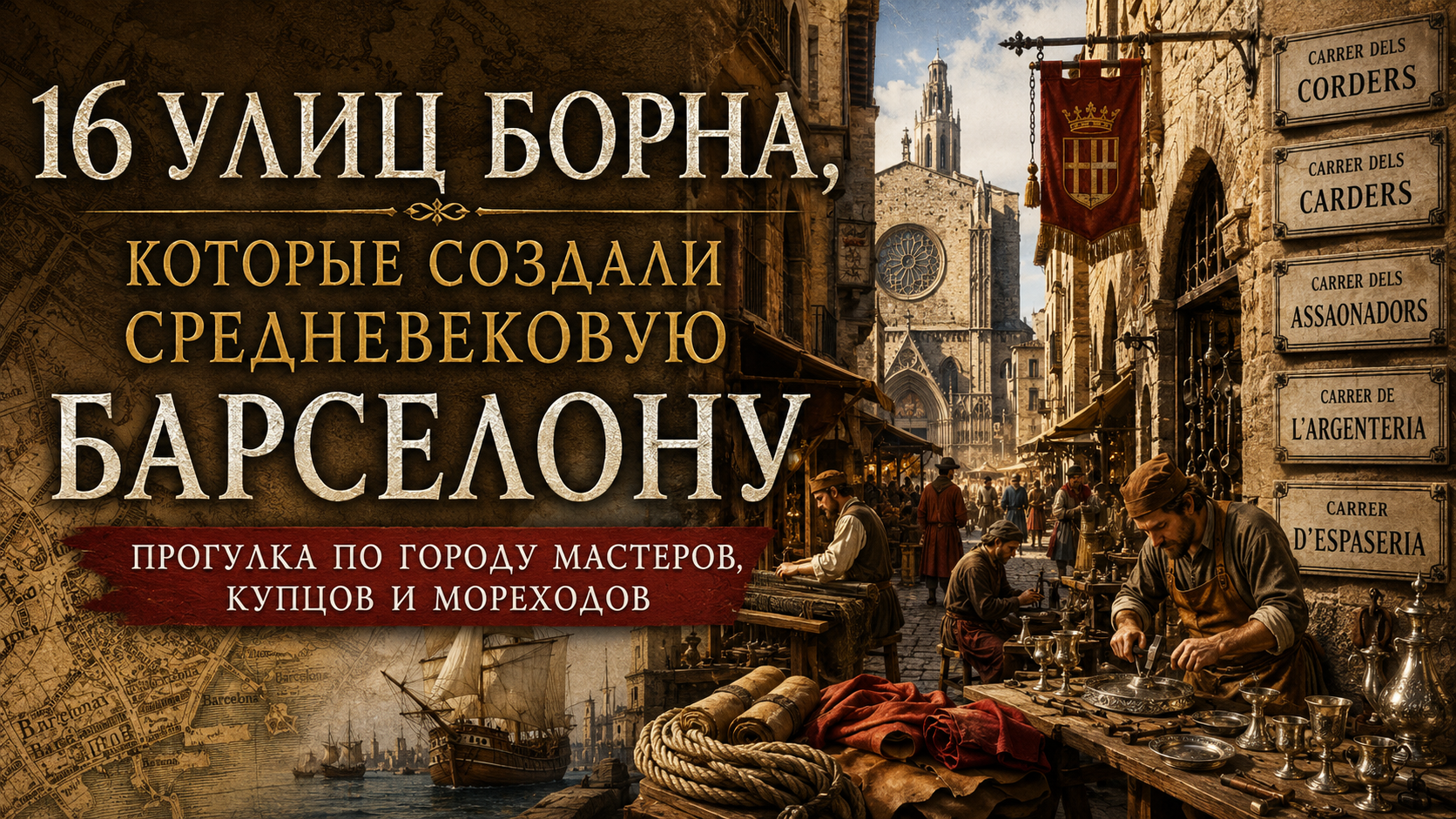 Почему улицы района Борн носят названия профессий? Как была устроена средневековая Барселона