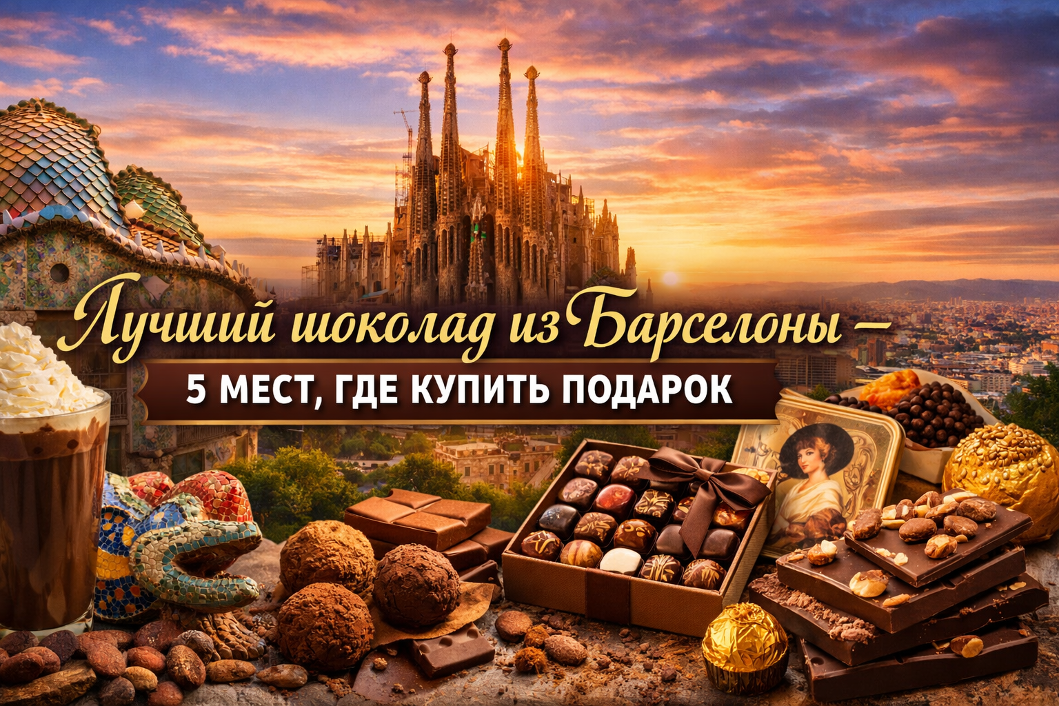 Лучший шоколад из Барселоны — 5 мест, где купить подарок