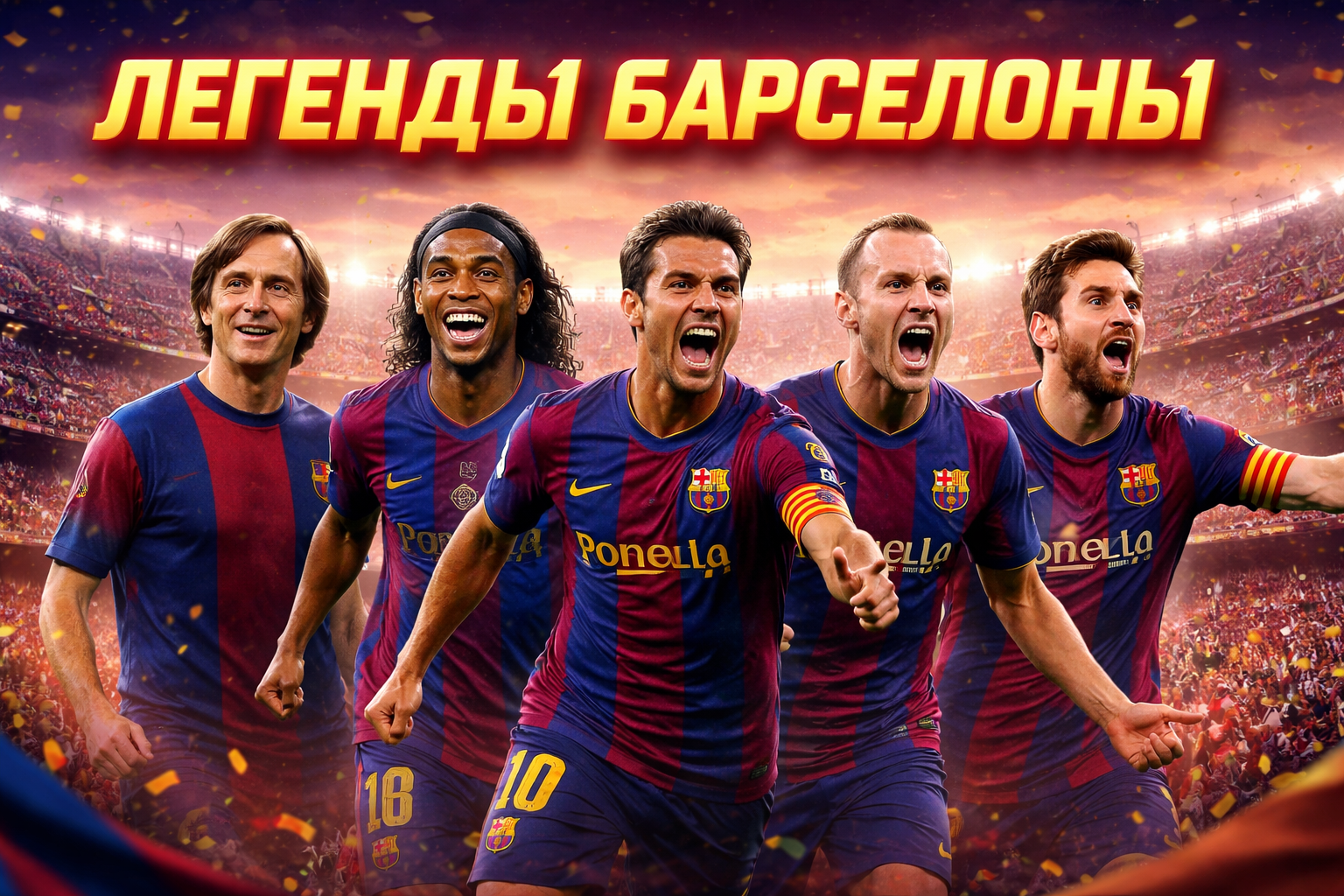Легенды Барселоны: от Johan Cruyff до Lionel Messi