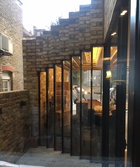 Glazed Brick Cladding Soffit Installation in Cambridge