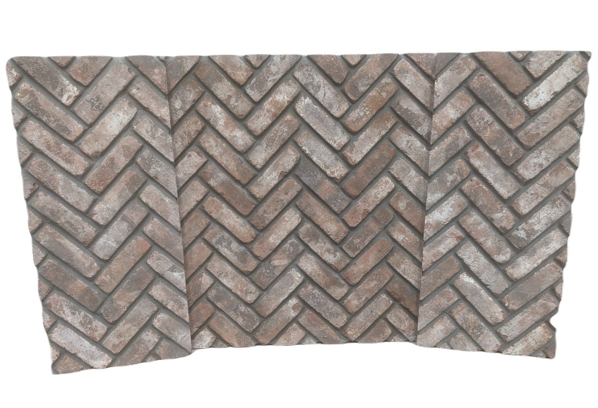 Brick Fireplace Lining Panels Herringbone Brick Bond Solutions