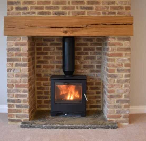 Fireplace brick slips in Retro Barn Stock perfect for around log burners