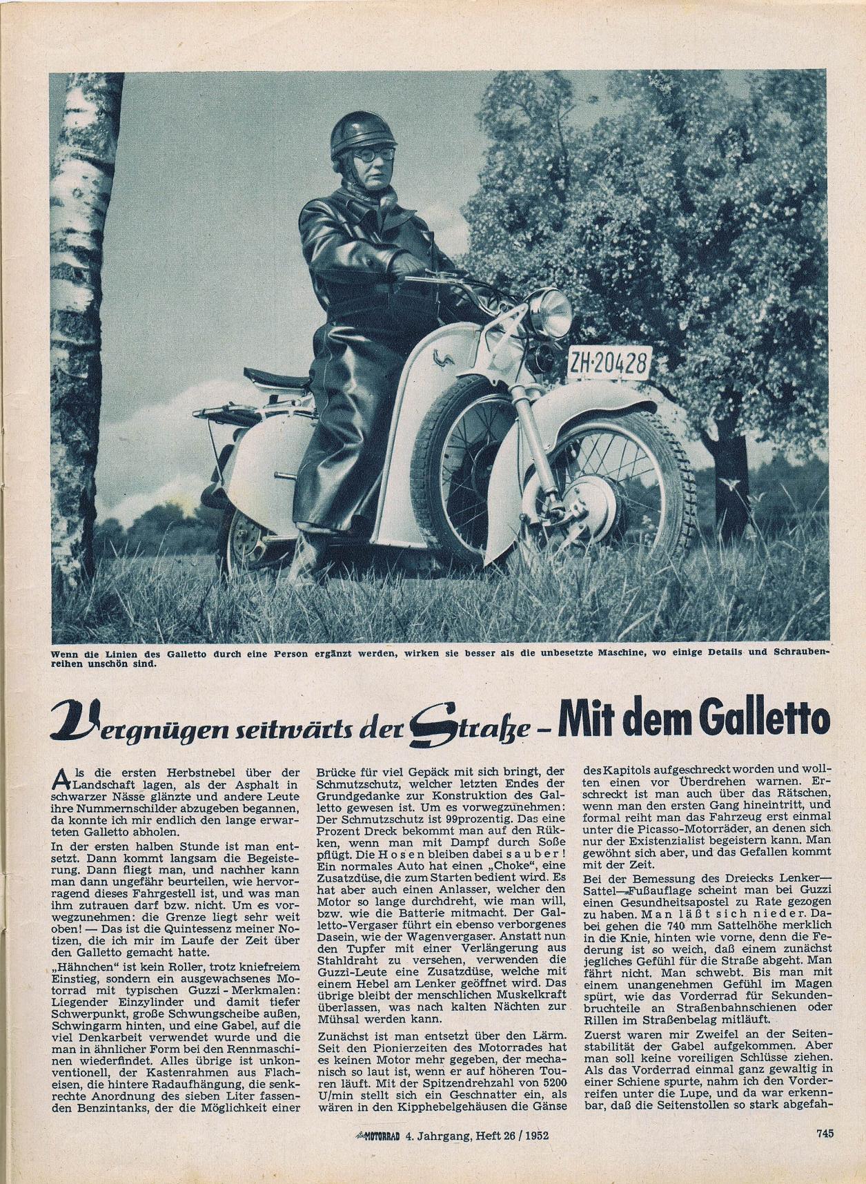 MOTO GUZZI GALLETTO 160 wolfsgarages seite!