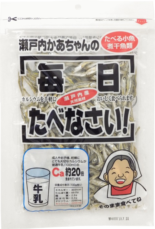 最上の品質な 毎日の健康に♪瀬戸内母ちゃんの食べる小魚「毎日たべなさい 魚介類(加工食品)