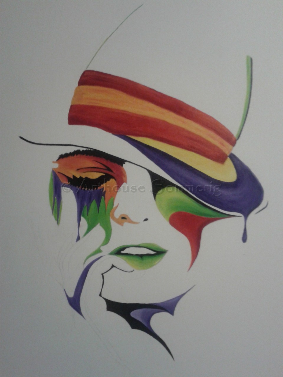 "Rainbow3" von Danni Sommerig (Öl - fast fertig)
