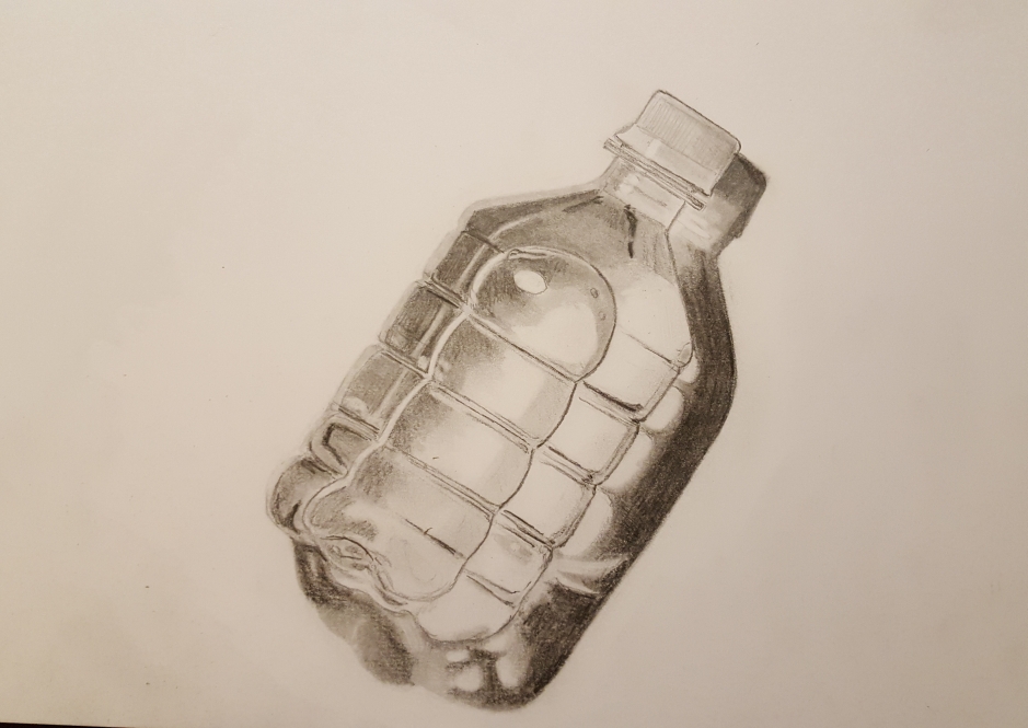 Versuch realistich/plastisch (Grafit) Danni Sommerig