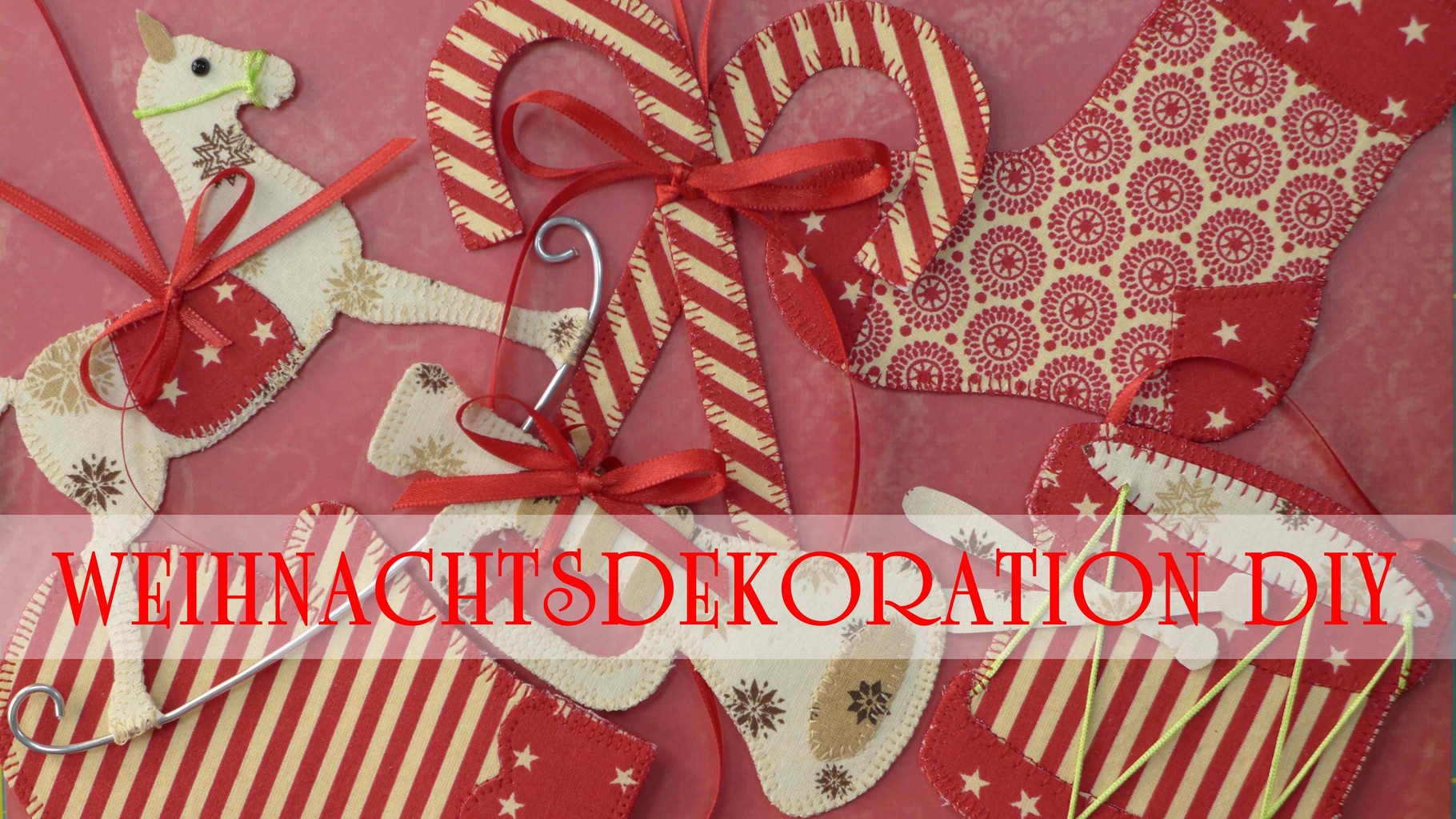 Weihnachten Weihnachtsdekoration Aus Stoff Nahen Diy Projekt Natalehle De Unikate Aller Art