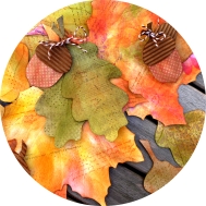 Dekoration - Herbstblätter aus Papier basteln - DIY