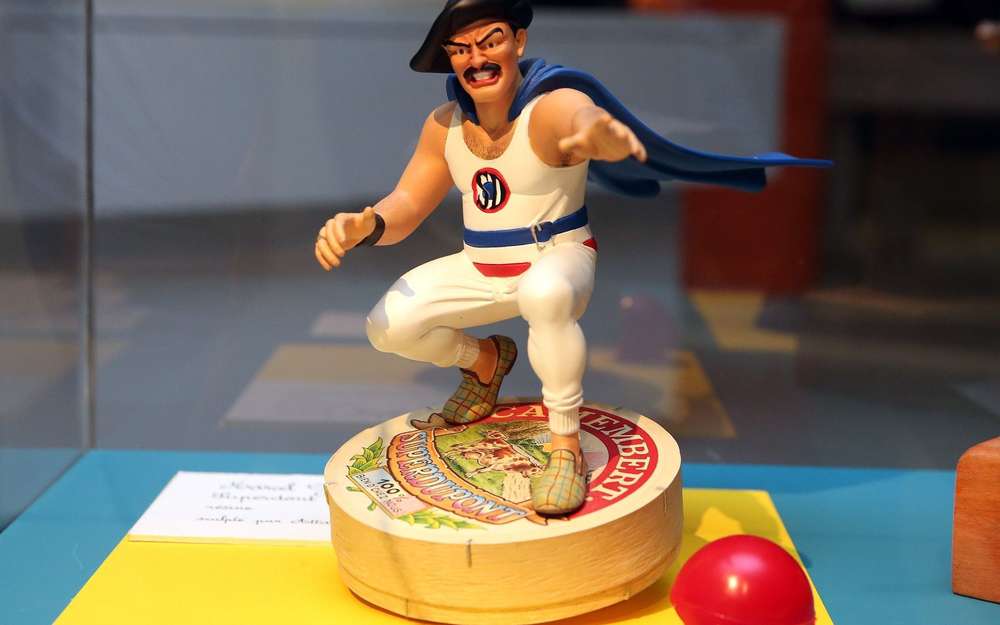 Figurine Superdupont de l'atelier Bombyx pour Attakus. Photo : (C) Renaud Joubert / Charente Libre