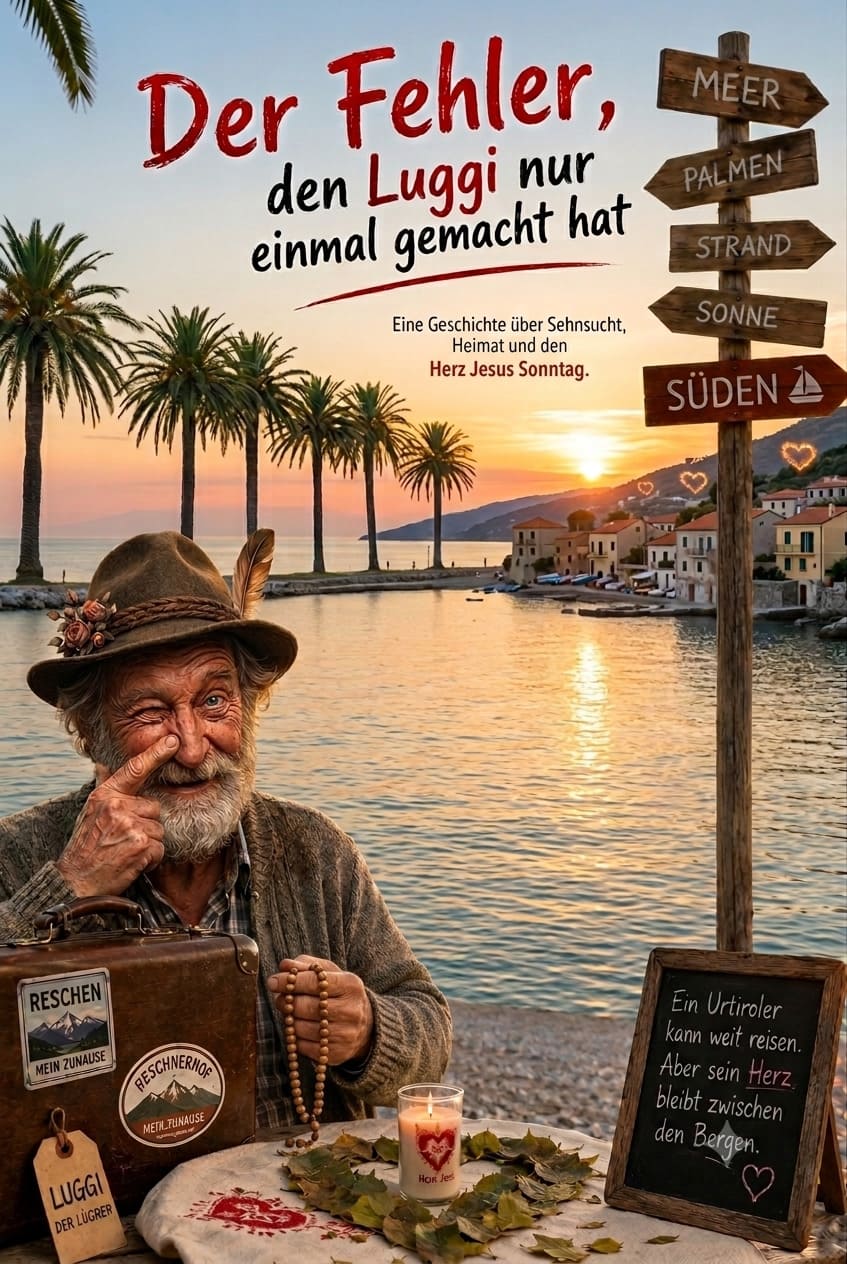 Luggi im Urlaub - und der Fehler, den er nie mehr machen wird.