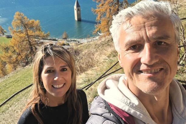 Katja & Manfred Götsch vom Hotel Reschnerhof in Reschen am Reschenpass