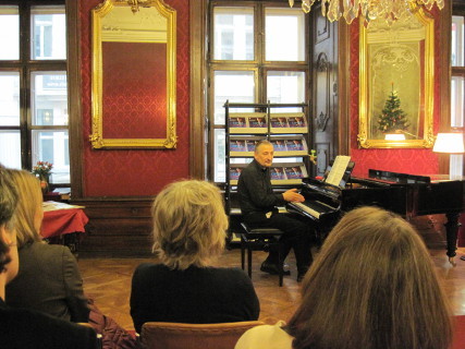 Vorstellung meines Notenbuchs "Let's Play Jazz" 2011 in Wien beim Traditionsverlag Doblinger