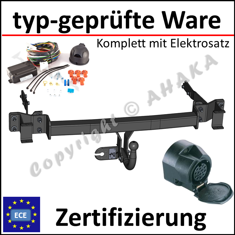 Steinhof Anhängerkupplung AHK für Renault Kadjar 2015-2017 /& E-Satz 7-Polig