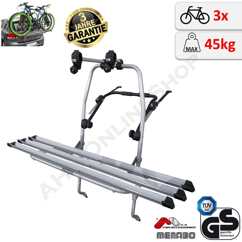 Steel Bike 3 Hecklappenfahrradtrager Fur Drei Rader Ahaka
