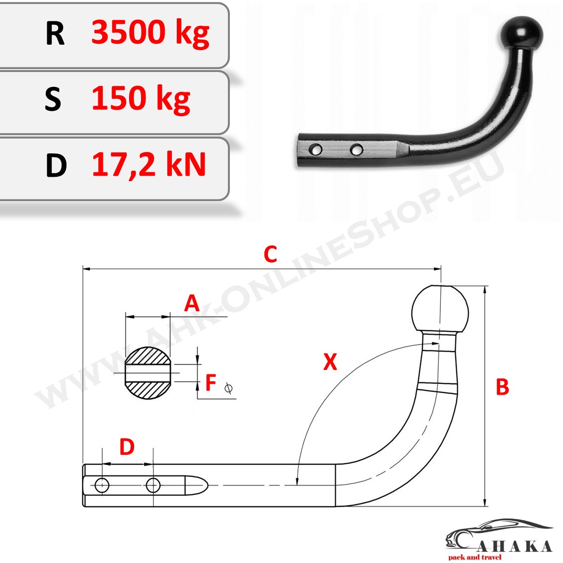 Citroen C5 4/5-Tür 04-08 Anhängerkupplung starr Kpl AHK Citroen C5 4/5-Tür 04-08 Anhängerkupplung starr Kpl AHK