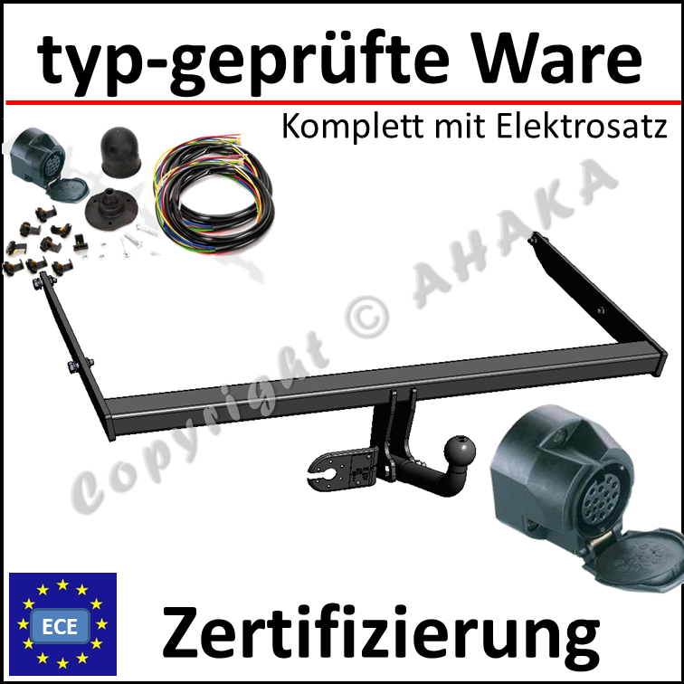 AHK ES7 Ford Kuga I Bj 2008-2012 Anhängevorrichtung Anhängerkupplung komplett
