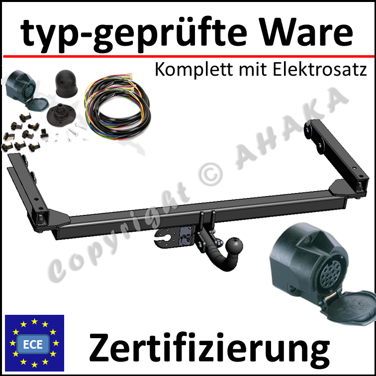 AHK /& ES7 MB C-Class W203 S203 ab 2002 Stufenheck Limo Kombi Anhängevorrichtung
