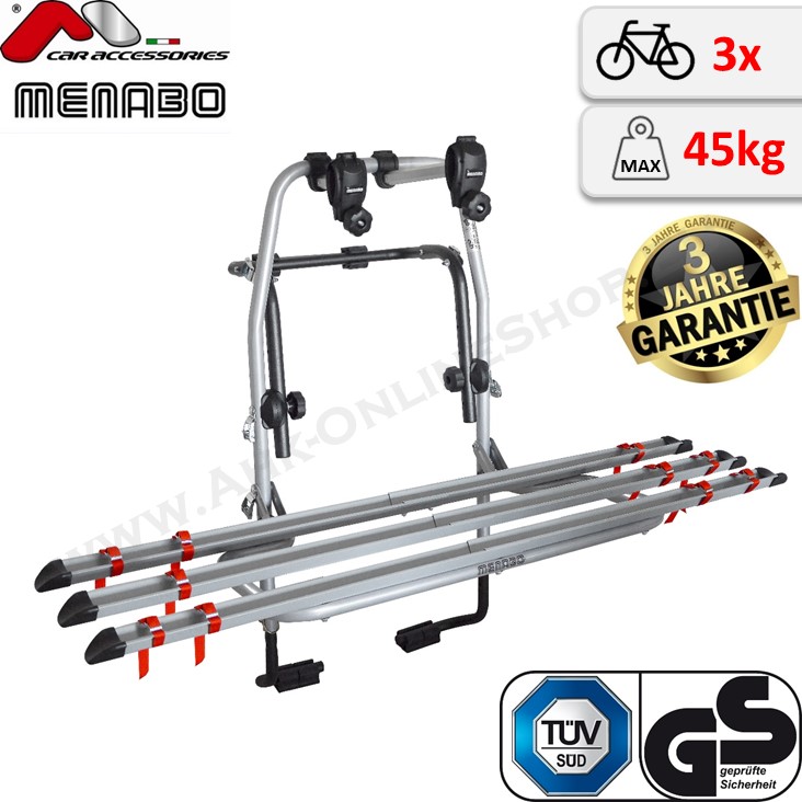 Heck Fahrradtrager Fur 3 Fahrrader Ahaka