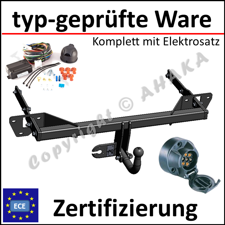 E-SATZ 7-polig NEU ABE FIAT MAREA WEEKEND 1996-2007 Anhängerkupplung starr