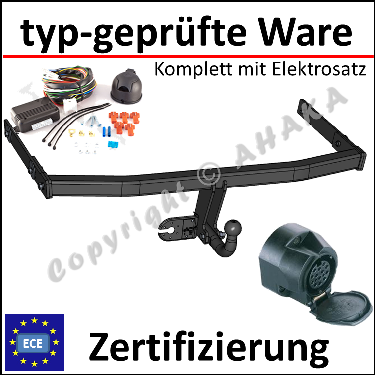 E-SATZ 7-polig NEU ABE FIAT MAREA WEEKEND 1996-2007 Anhängerkupplung starr