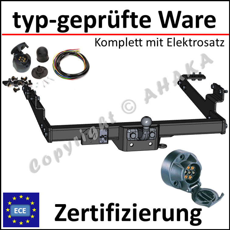 AHK /& ES7 Fiat Ducato L4 Bus Kasten ab 2006 Anhängezugvorrichtung komplett NEU/_