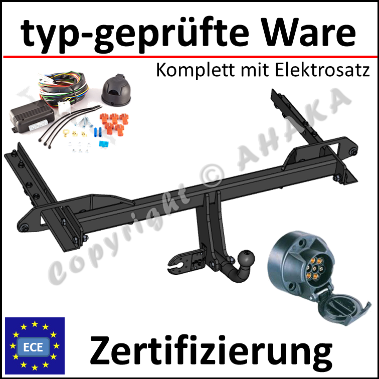 13p E-Satz Für Renault Espace Grand Espace 1996-2002 Anhängerkupplung starr