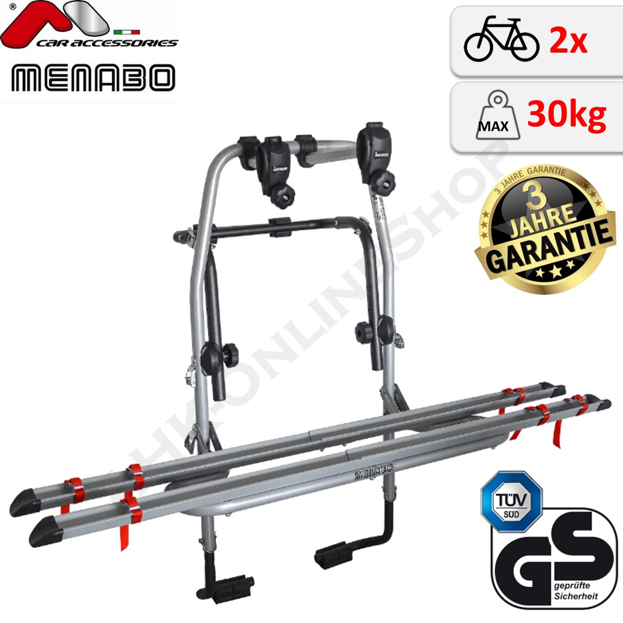 Heck Fahrradtrager Fur Zwei Fahrrader Ahaka