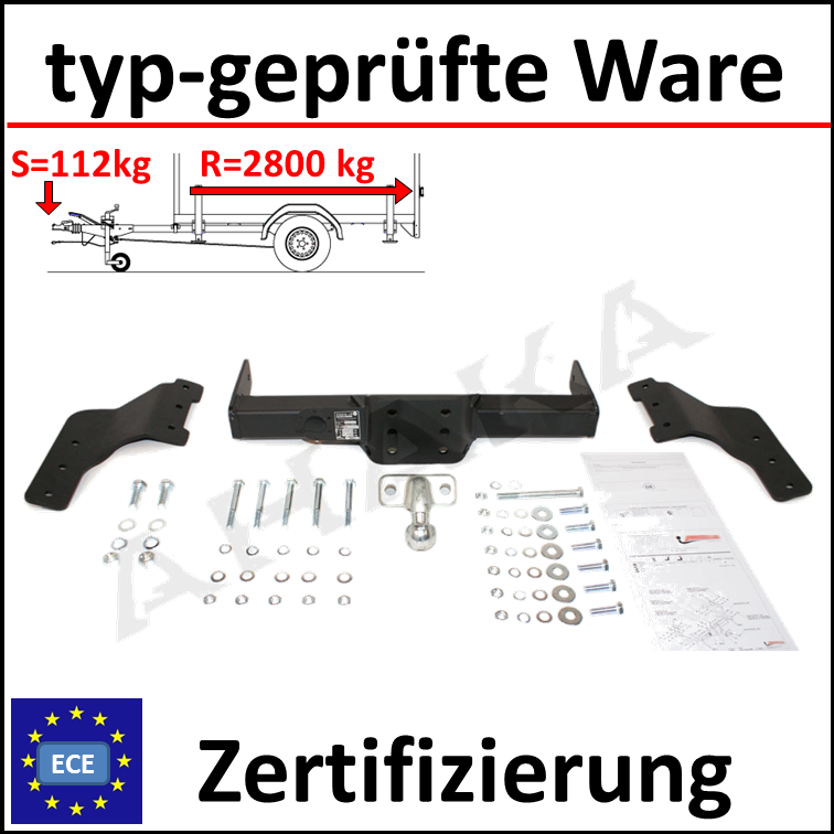 AHK /& ES7 Fiat Ducato L4 Bus Kasten ab 2006 Anhängezugvorrichtung komplett NEU/_