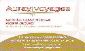 Auray voyages - Le Bono