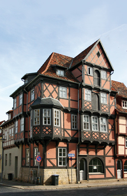 Fachwerk in Quedlingburg: Haus Börse.