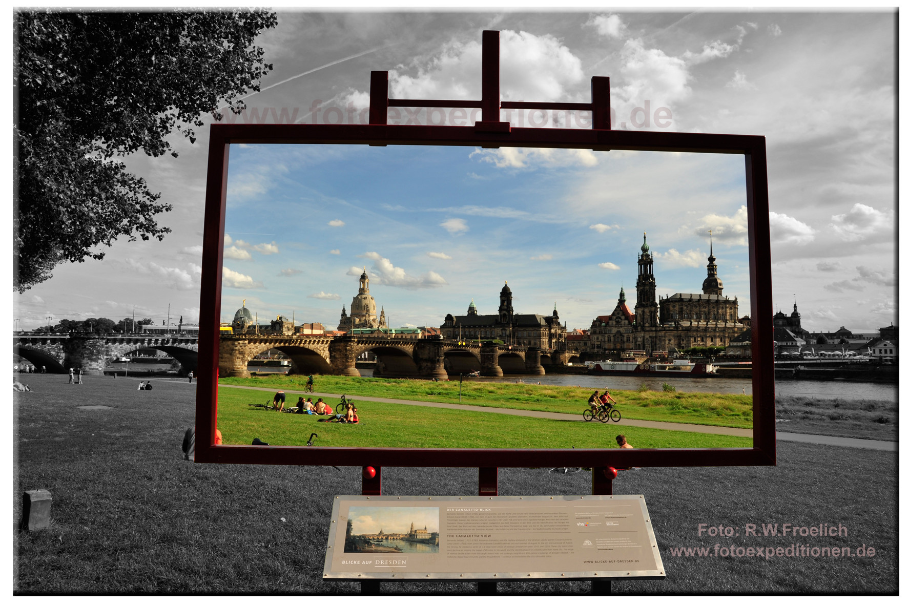 Dresden, der Blick des Canaletto