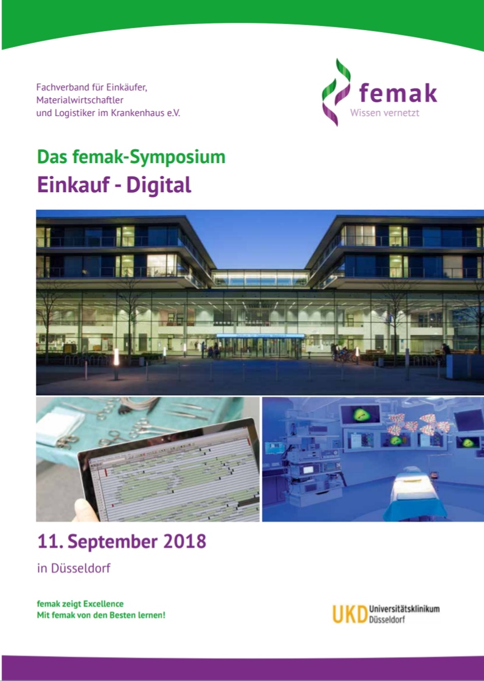 Femak symposium am 11. September 2018 in der Universitätsklinik Düsseldorf