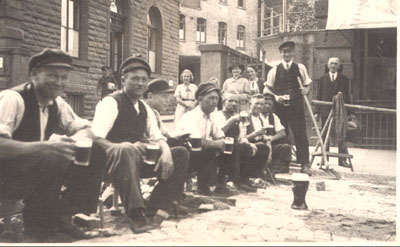Natursteinpflaster Fäche Segmentbogen 1947