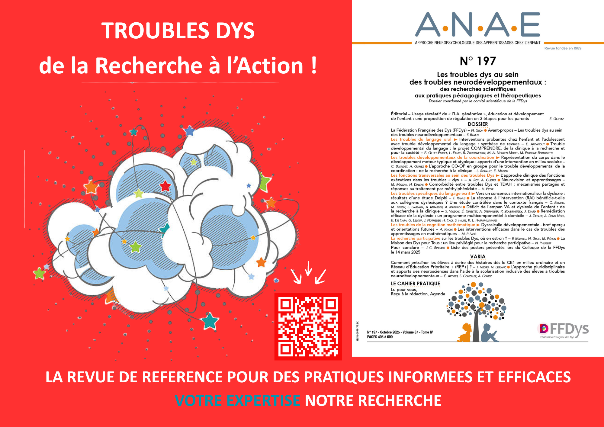 ANAE N° 197 - Les Troubles DYS au sein des TND - des recherches scientifiques aux pratiques pédagogiques et thérapeutiques